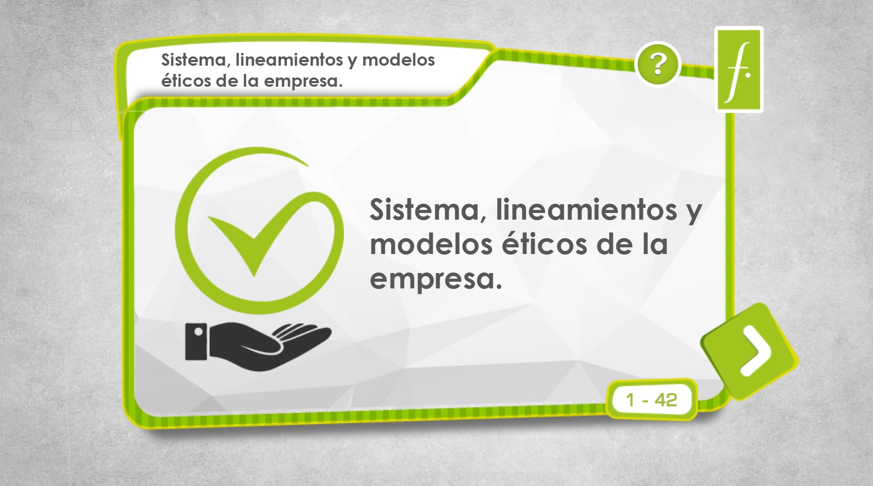 Demo curso Etica Falabella
