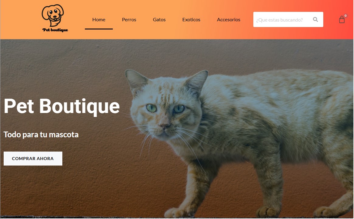 Projecto Pet Boutique
